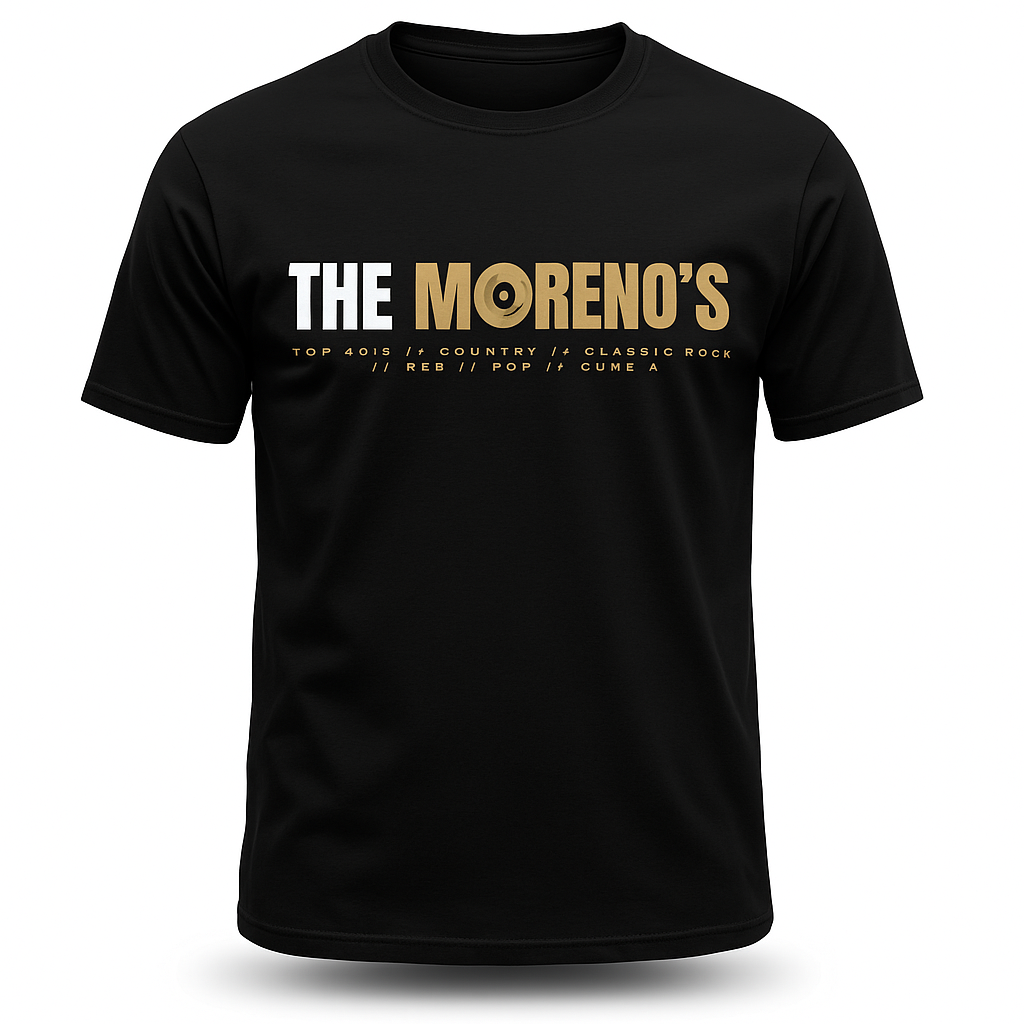 TheMorenosBand T-Shirt Front